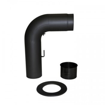 Anschluss-Set Senotherm gezogen 150mm (schwarz)