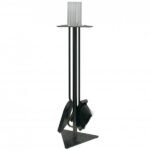 Kaminbesteck 3 tlg. schwarz 60cm