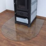 Kaminofen Glasplatte halbrund