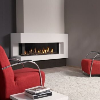 Spartherm DRU Metro 130XT/2 RCH Gas-Kamineinsatz G31 / Links / Ceraglas / Clear View