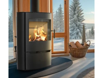 ILDNORD Ovaler Kaminofen RENVIK und 10 kW