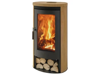 Panadero Bilbao Sandstein Korpus Schwarz Modern Große Scheibe 8Kw
