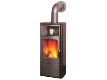 Hark Dauerbrand-Kaminofen Opera-B Meteorschwarz 7 kW mit Automatik EEK: A+