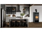 Fireplace Barcelona Kaminofen Speckstein Schwarz 8 kW