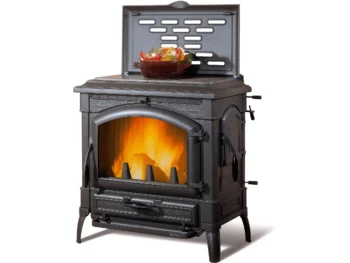La Nordica Isotta Kaminofen Gusseisen Schwarz 11,9 kW