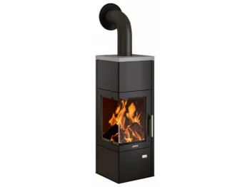 Justus Kaminofen Diego Wärme+ Schwarz 6 kW