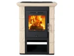 Thorma Augsburg Kaminofen Keramik Cappuccino 7 kW