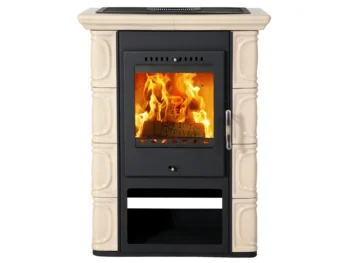 Thorma Augsburg Kaminofen Keramik Cappuccino 7 kW