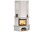 Hark Kaminofen-Bausatz Vermont Marmorverkleidung Naturweiß 8 kW EEK: A+