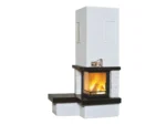 Hark Kaminofen Nebraska Bank Links Marmor Schwarz-Weiß 8 kW EEK: A+