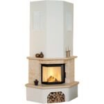 Hark Kaminofen-Bausatz Vermont Marmorverkleidung Beige 8 kW EEK: A+