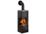 Justus Kaminofen Diego Wärme+ Schwarz 6 kW