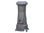 Plamen Gusskaminofen Julia Gussgrau mit Herdplatte 8kW